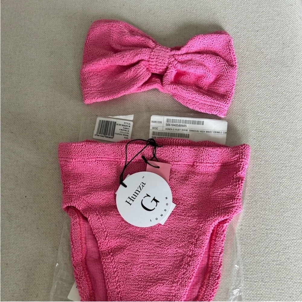 Hunza G Pink swim suit